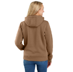 Picture of Carhartt 106026 Womens Relaxed Fit Midweight Sherpa-Lined Full-Zip Sweatshirt