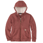 Picture of Carhartt 106026 Womens Relaxed Fit Midweight Sherpa-Lined Full-Zip Sweatshirt