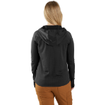 Picture of Carhartt 106456 Womens Feel Carhartt comfortable when work or adventure takes you outside. This half-zip women's tech hoodie fee