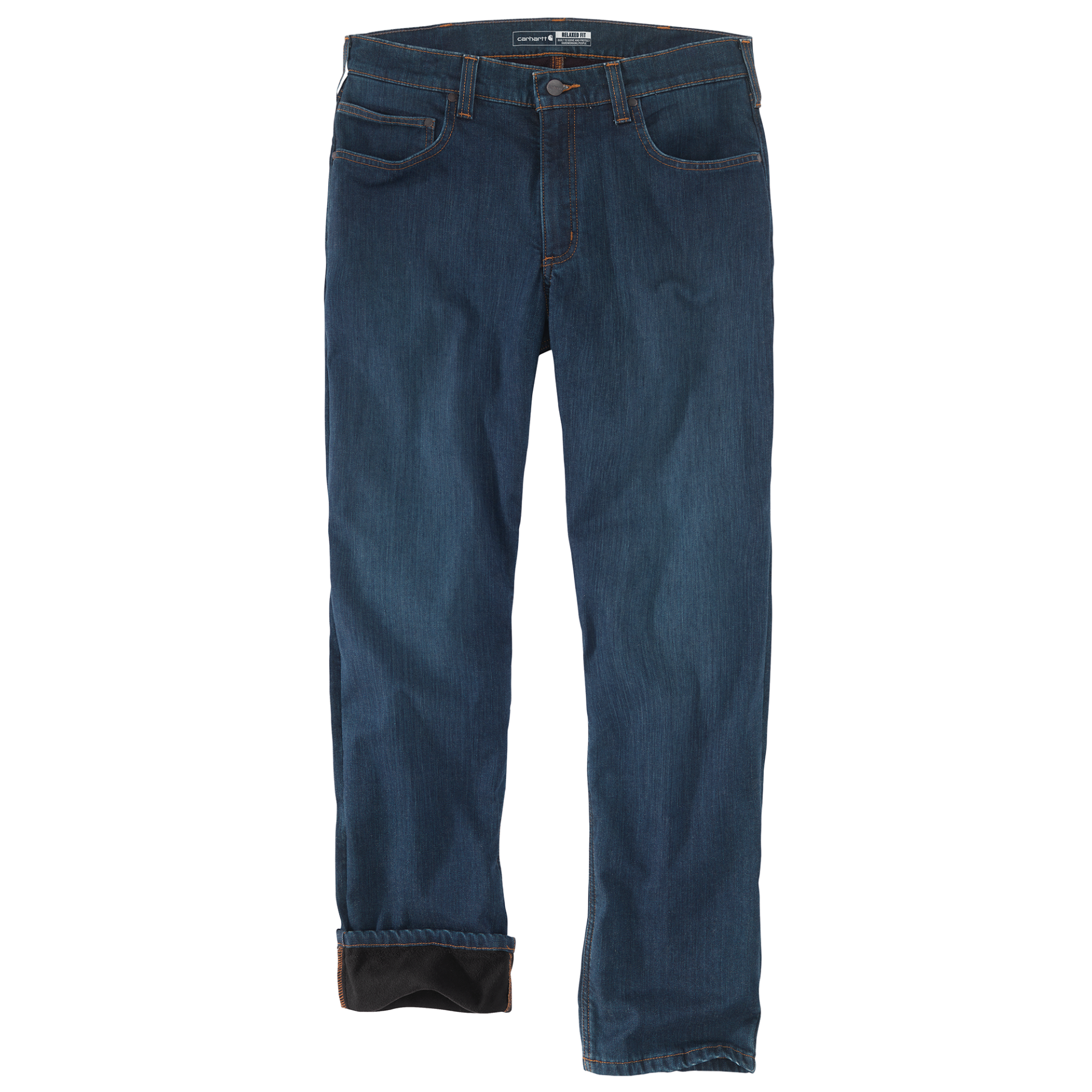 Picture of Carhartt 104939 Mens Relaxed Straight Rugged Flex® Lined Jean