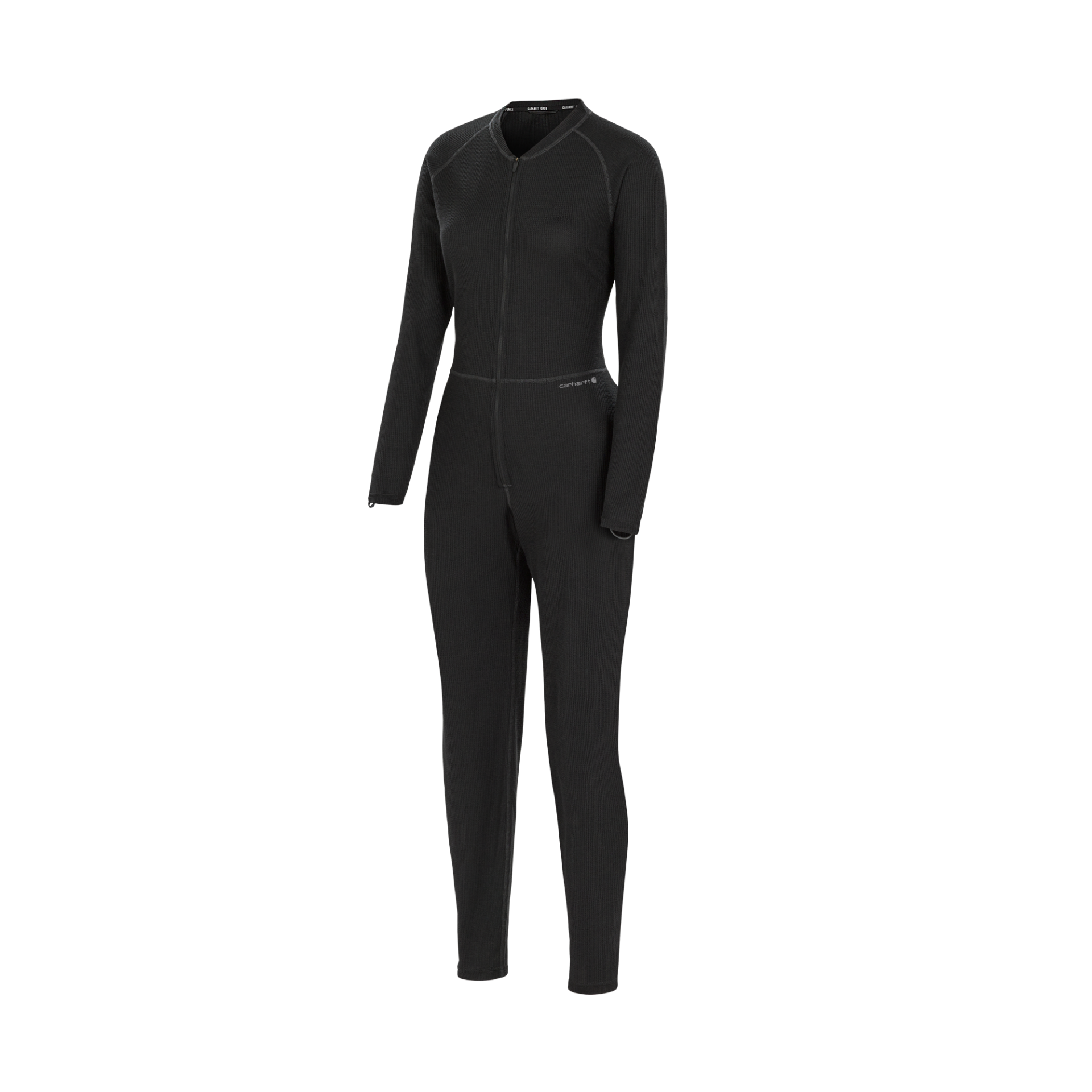 Picture of Carhartt UM0192W Midweight Cotton Blend Waffle Zip Front Union Suit