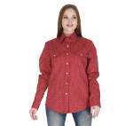 Picture of Forge FR LFRPLDS221  LADIES ASST FR SNAP PLD SHIRT