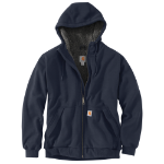 Picture of Carhartt 103308 Mens Rain Defender® Relaxed Fit Midweight Sherpa-Lined Full-Zip Sweatshirt