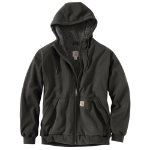 Picture of Carhartt 103308 Mens Rain Defender® Relaxed Fit Midweight Sherpa-Lined Full-Zip Sweatshirt
