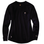 Picture of Carhartt 102685 Womens Flame Resistant Force Relaxed Fit Midweight Long-Sleeve Pocket T-Shirt