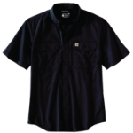 Picture of Carhartt 105292 Mens Force Sun Defender™ Chambray Relaxed SS Shirt