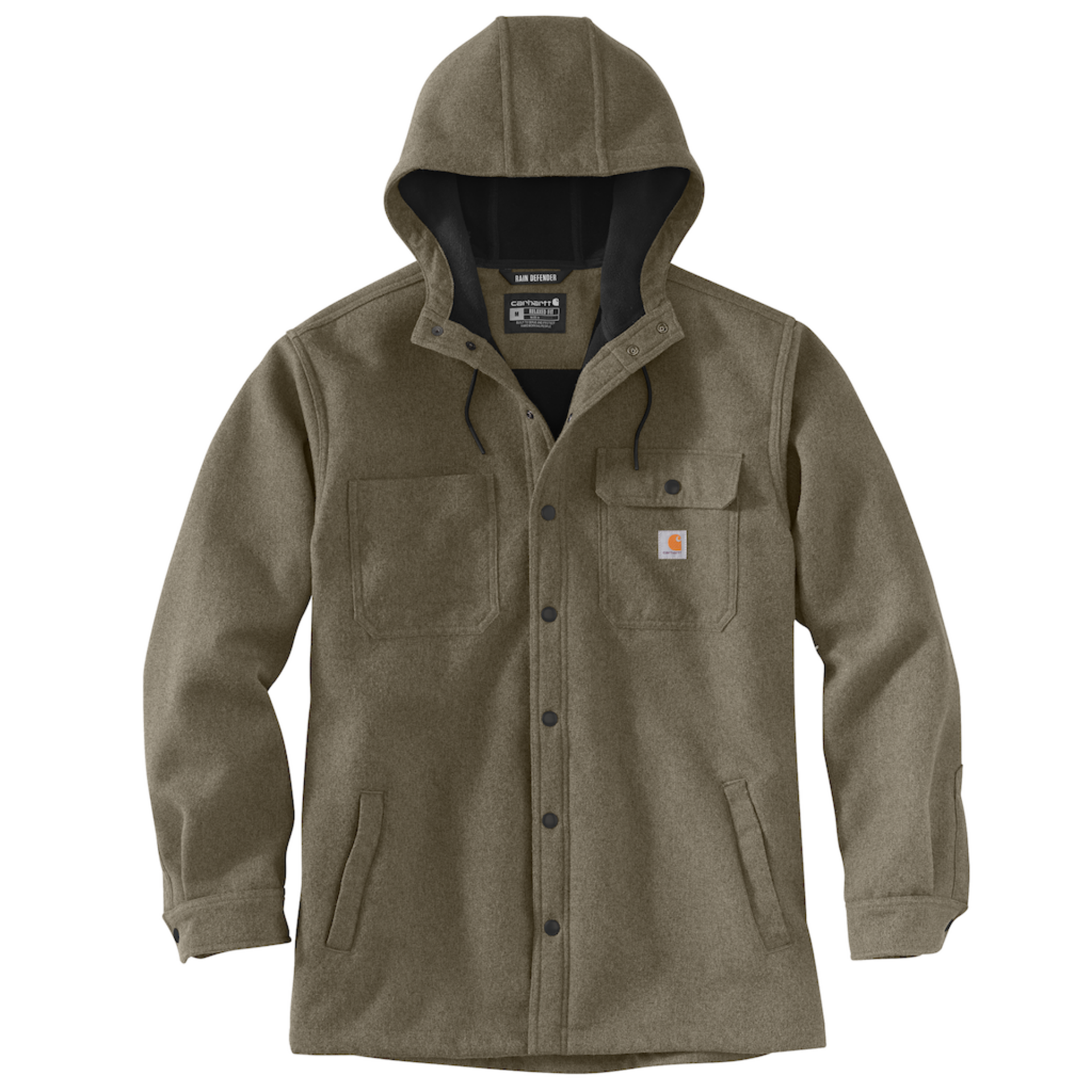 Picture of Carhartt 105022 Rain Defender® Relaxed Fit Heavyweight Hooded Shirt Jac