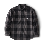 Picture of Carhartt 107013 Mens Loose Fit Heavyweight Flannel Long-Sleeve Plaid Shirt