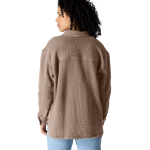 Picture of Carhartt 107134 Womens Oversized-Fit Heavyweight Waffle Knit Shirt