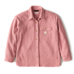 Picture of Carhartt 107134 Womens Oversized-Fit Heavyweight Waffle Knit Shirt