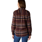 Picture of Carhartt 107135 Womens TENCEL Fiber Series Relaxed Fit Plaid Shirt