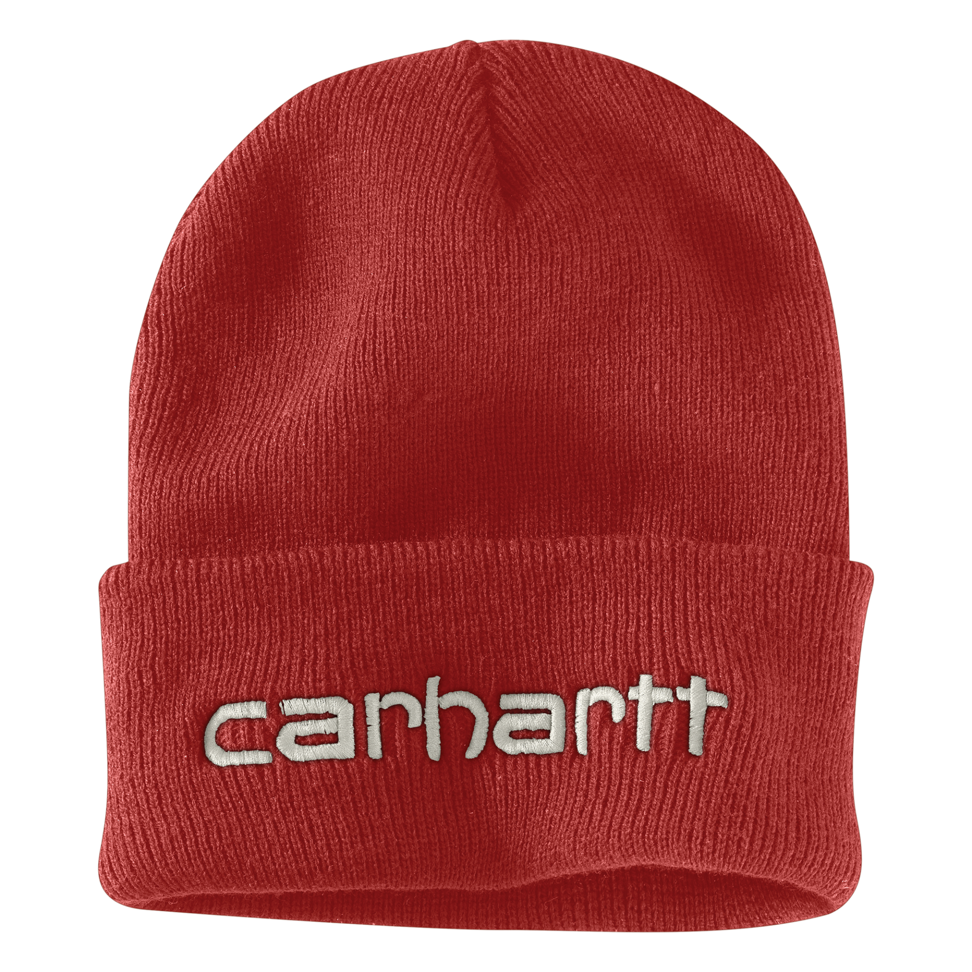 Picture of Carhartt 104068 Mens Knit Insulated Logo Graphic Cuffed Beanie