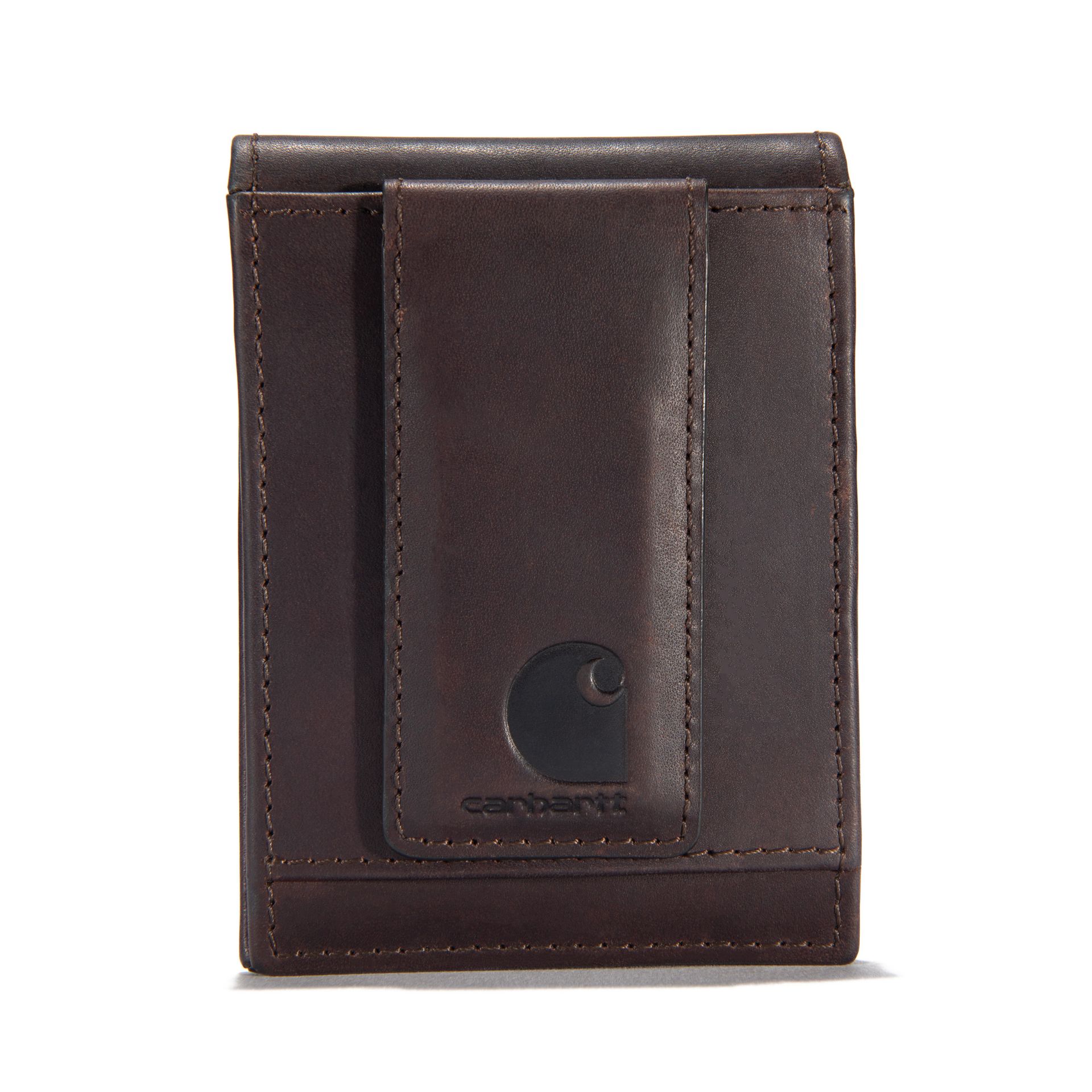 Picture of Carhartt B0000221 Mens Oil Tan Leather Front Pocket Wallet