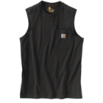 Picture of Carhartt 100374 Mens Dearborn Relaxed Sleeveless T-Shirt
