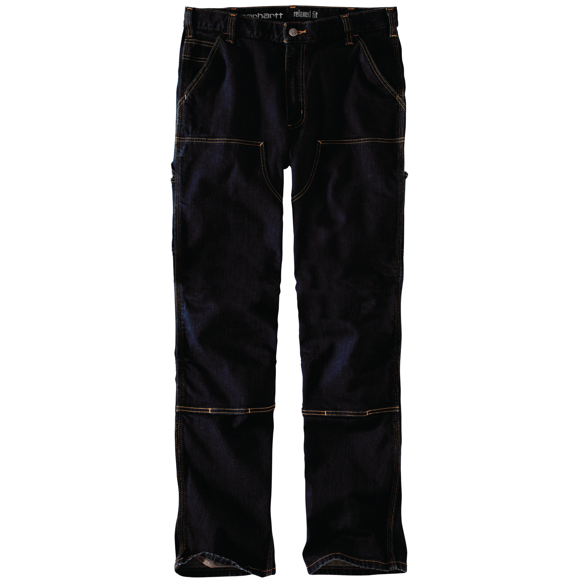 Picture of Carhartt 103329 Mens Relaxed Straight Rugged Flex™ Double-Front Denim Dungaree