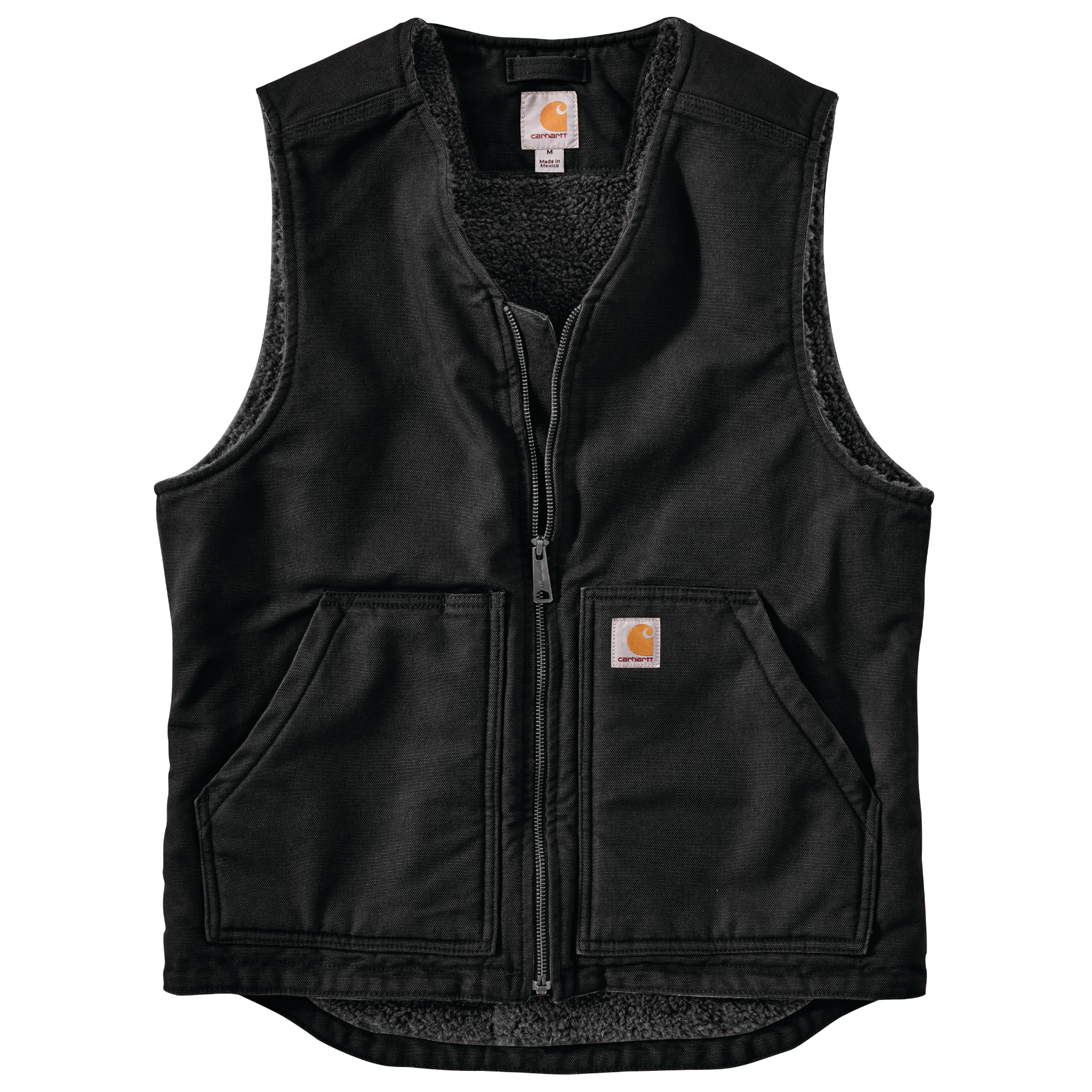 Picture of Carhartt 104394 Mens Washed Duck Rugged Vest
