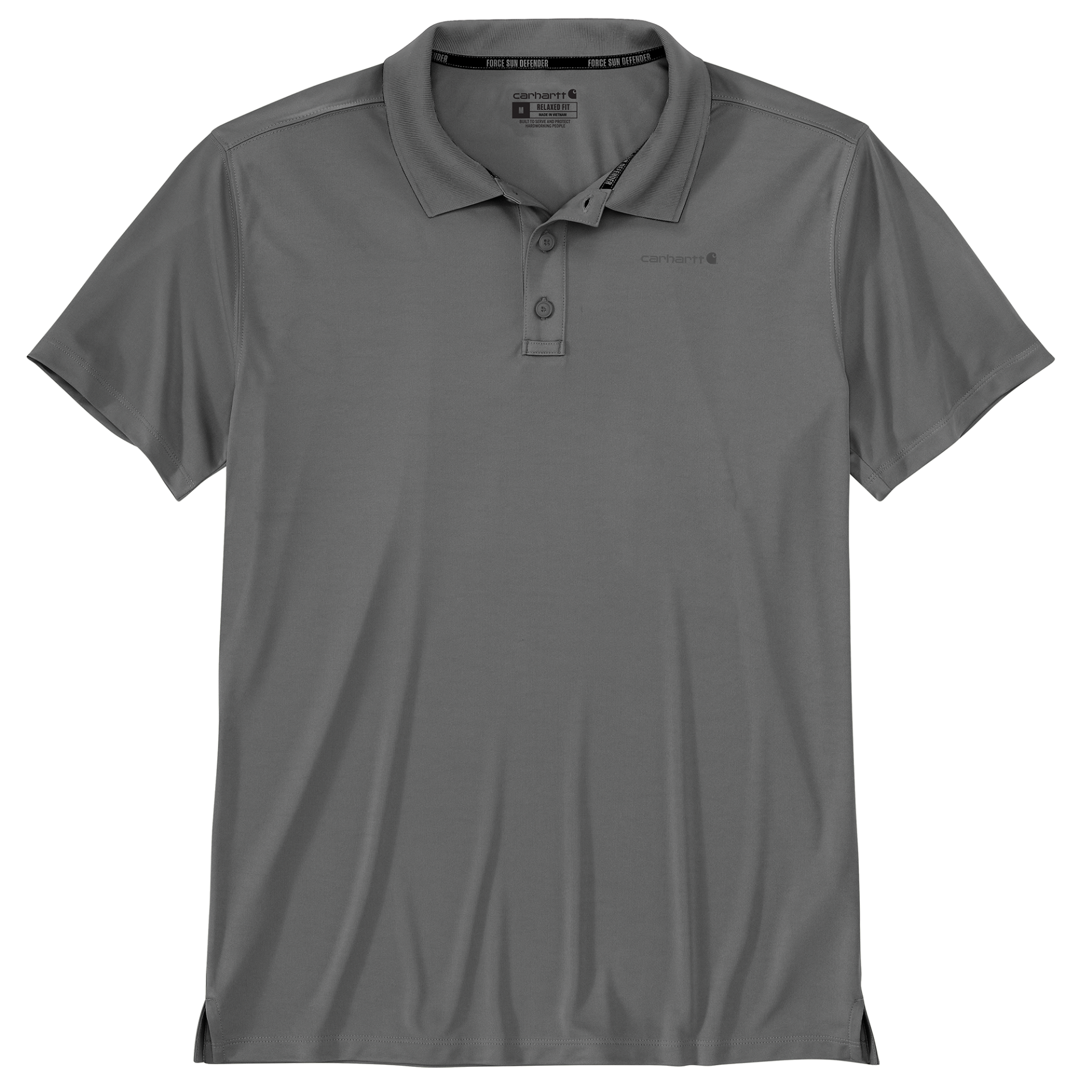 Picture of Carhartt 106901 Mens Force Sun Defender™ Relaxed Logo Polo