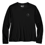 Picture of Carhartt 106632 Womens Force Sun Defender™ Relaxed LS Logo T-Shirt