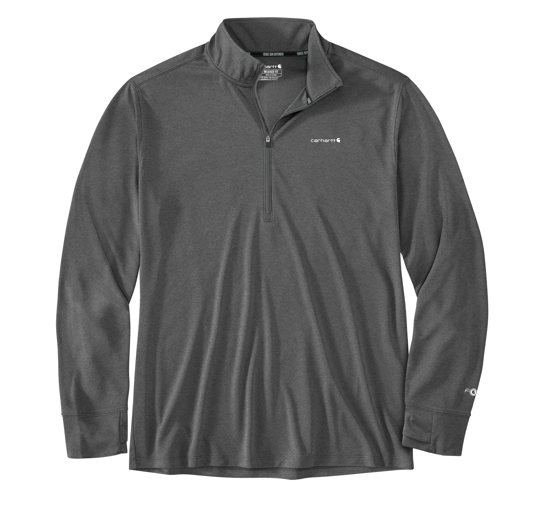 Picture of Carhartt 106573 Mens Force Sun Defender™ Relaxed 1/2-Zip