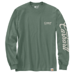 Picture of Carhartt 107276 Mens Dearborn Loose LS Shamrock T-Shirt