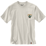 Picture of Carhartt 107277 Mens Dearborn Relaxed Shamrock T-Shirt