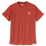 Picture of Carhartt 107283 Mens Force Relaxed Logo T-Shirt