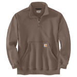 Picture of Carhartt 105294 Mens Marquette 1/4-Zip Mock-Neck Sweatshirt
