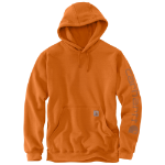 Picture of Carhartt 106253 Mens Durham Garment Dyed Logo Sweatshirt