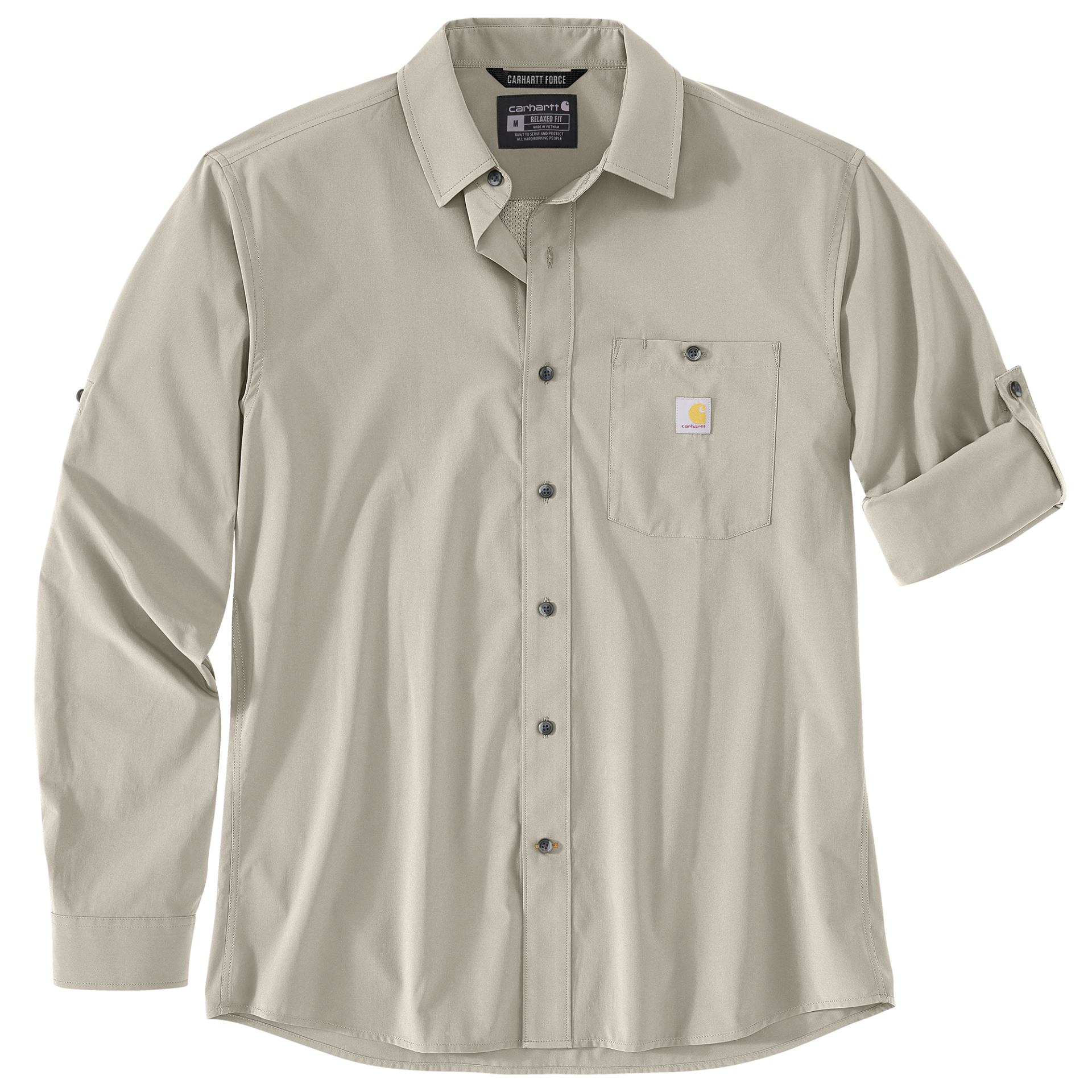 Picture of Carhartt 106552 Mens Force Sun Defender™ Woven Relaxed LS Shirt