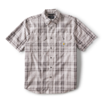 Picture of Carhartt 107273 Mens Fort Loose SS Plaid Shirt