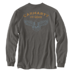 Picture of Carhartt 106800 Mens FR Force Irvine Loose LS Eagle T-Shirt