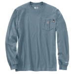 Picture of Carhartt 107196 Mens FR Force Irvine Loose LS Electric Utilities T-Shirt