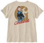 Picture of Carhartt 106903 Womens Dearborn Loose Rosie T-Shirt