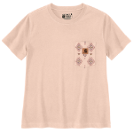 Picture of Carhartt 107395 Womens Irvine Relaxed Bethany Yellowtail T-Shirt