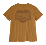 Picture of Carhartt 107534 Womens Irvine Relaxed Heritage Heart T-Shirt
