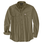 Picture of Carhartt 105291 Mens Force Sun Defender™ Chambray Relaxed LS Shirt