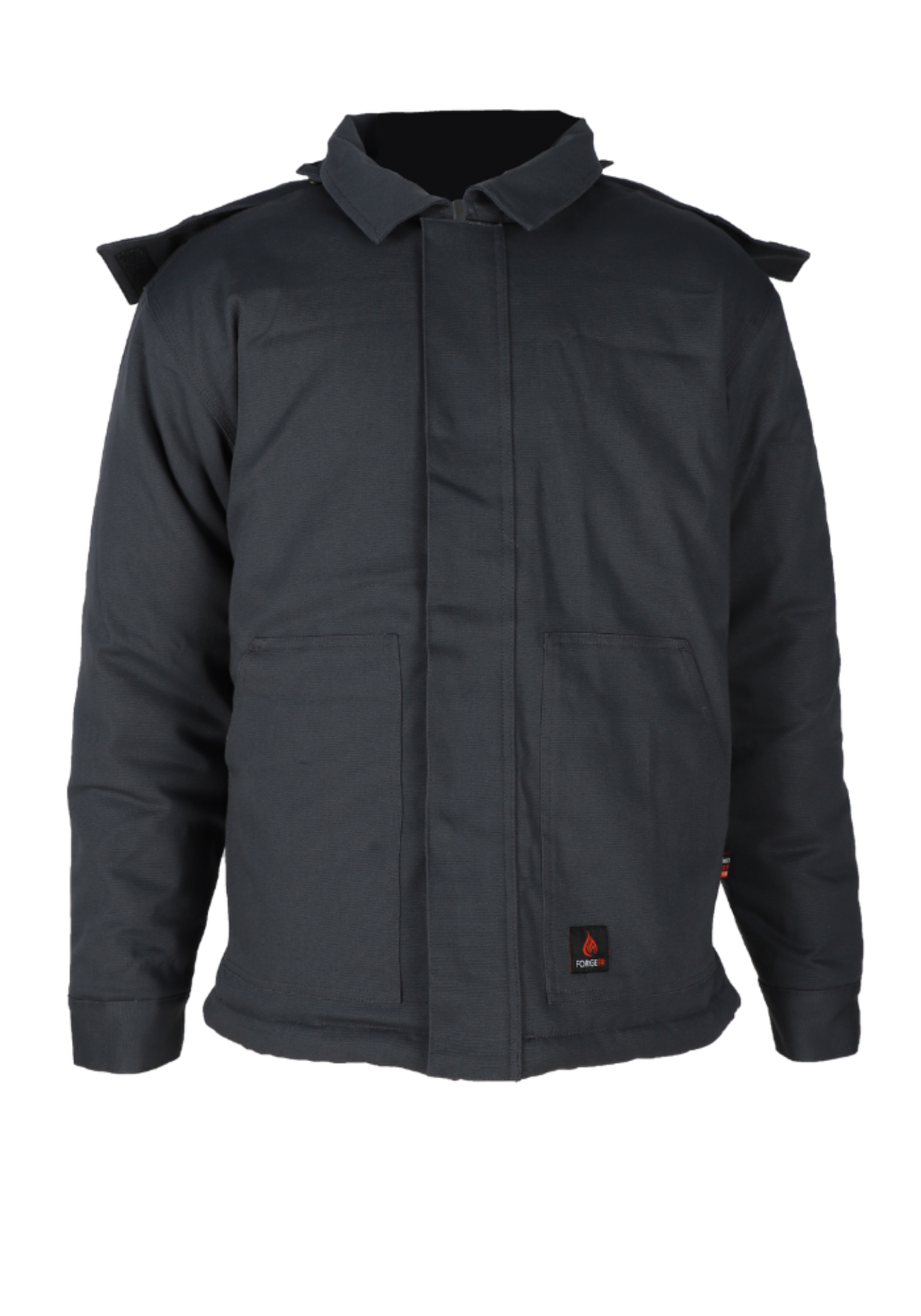 Picture of Forge FR MFRIJDHS-007 INSULATED DUCK HOODED JACKET WITH HOOD STRETCH COMFORT FLEX FABRIC