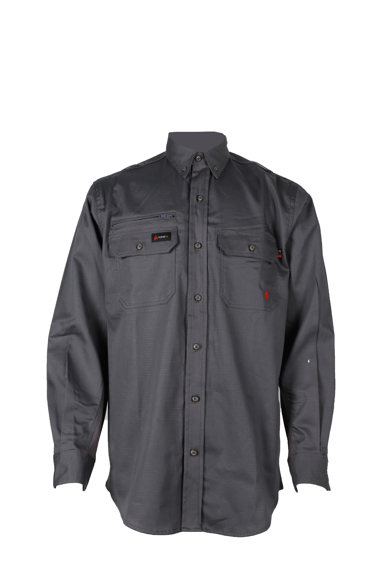 Picture of Forge FR MFRRIPVB-607 MEN'S FR RIPSTOP VENT BUTTON SHIRT