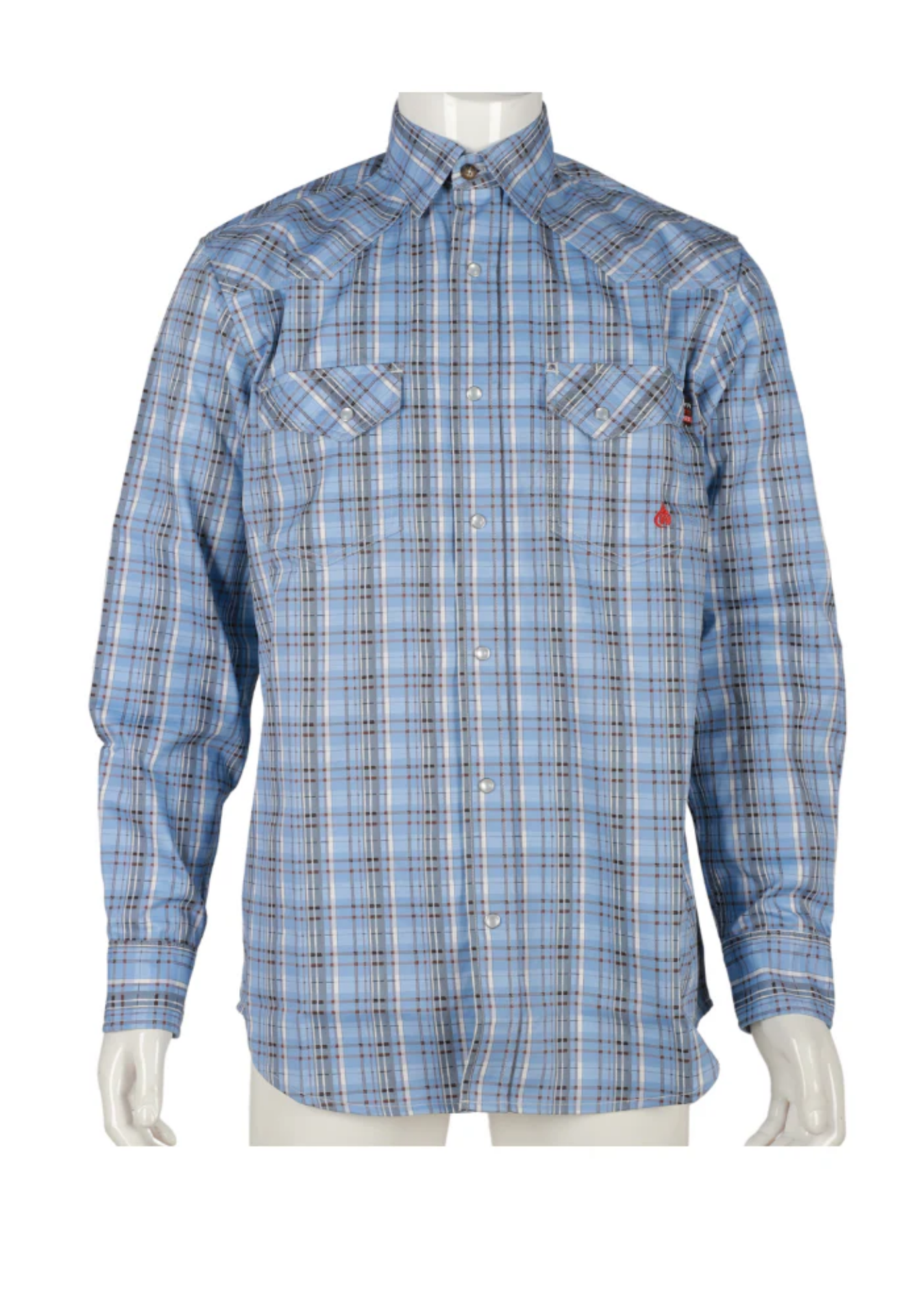 Picture of Forge FR MFRPLDS242 MENS FR PLAID/PRINT SNAP SHIRT