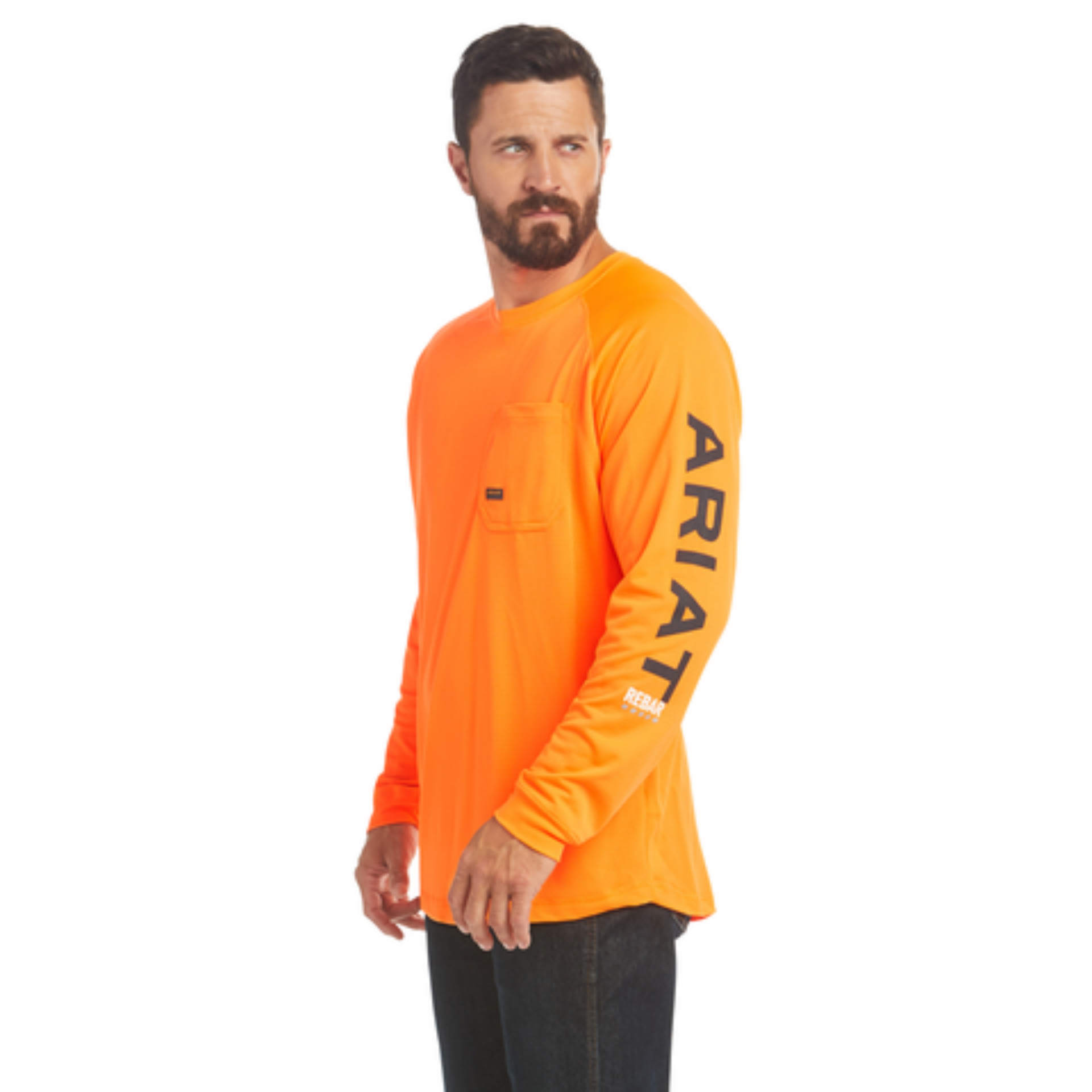 Picture of Ariat 10031034 REBAR HEAT FIGHTER LS T-SHRT