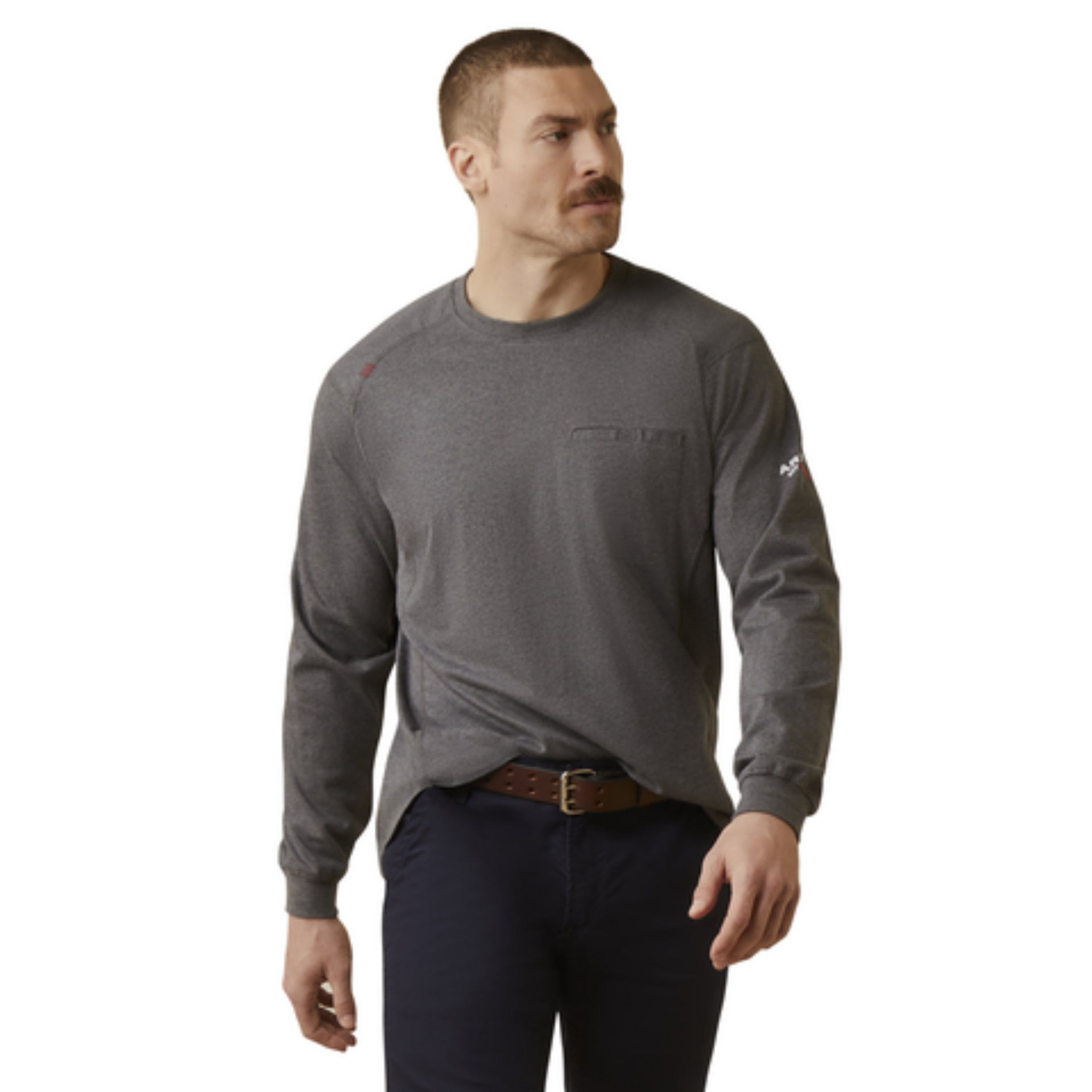 Picture of Ariat 10046660 FR AIR TRUE GRIT LS TSHRT