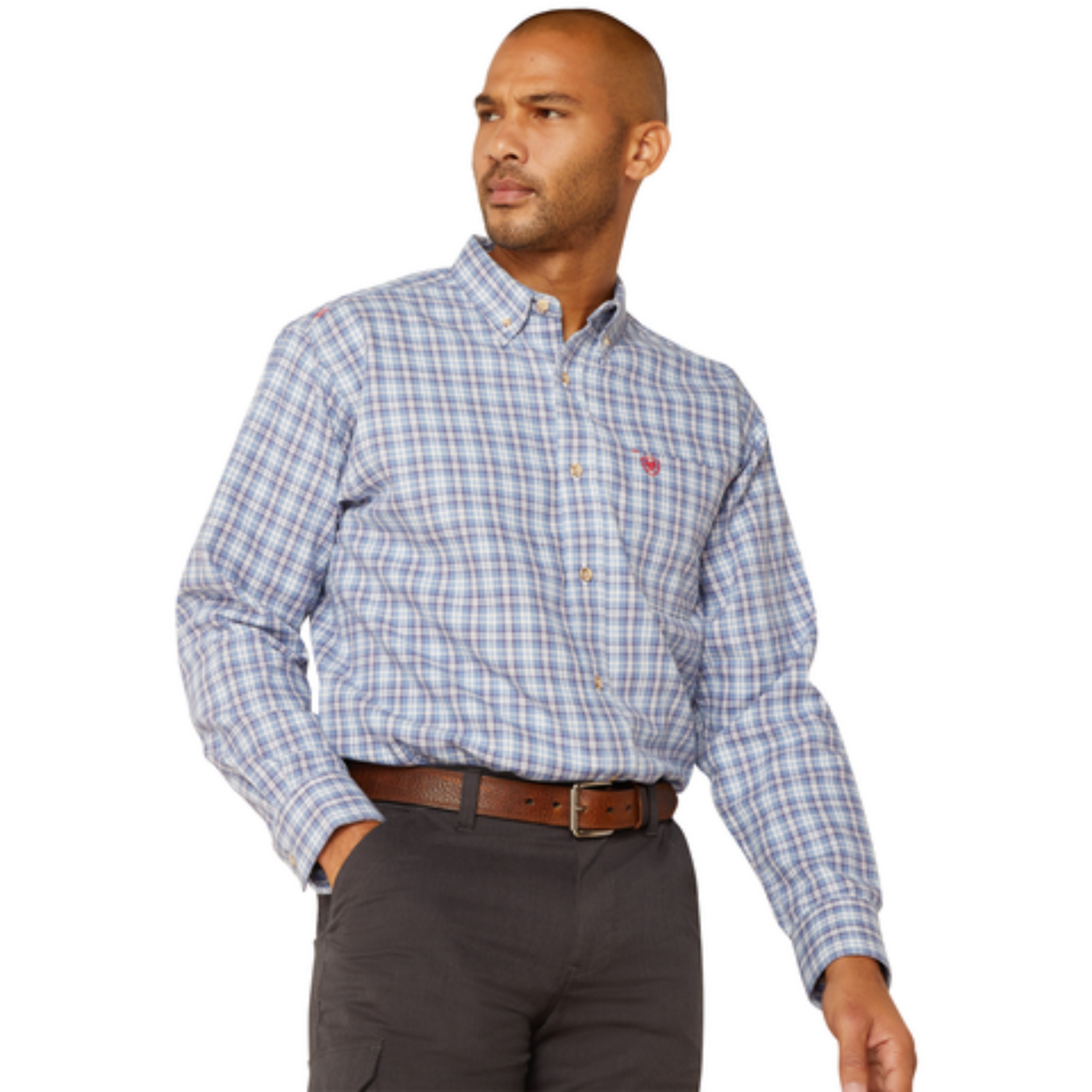 Picture of Ariat 10048965 FR BEARCAT LS WRK SHRT