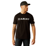 Picture of Ariat 10054197 ARIAT SHIELD FLAG SS TSHRT