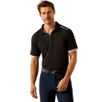 Picture of Ariat 10054972 Bandera Team 1/4 Zip Polo