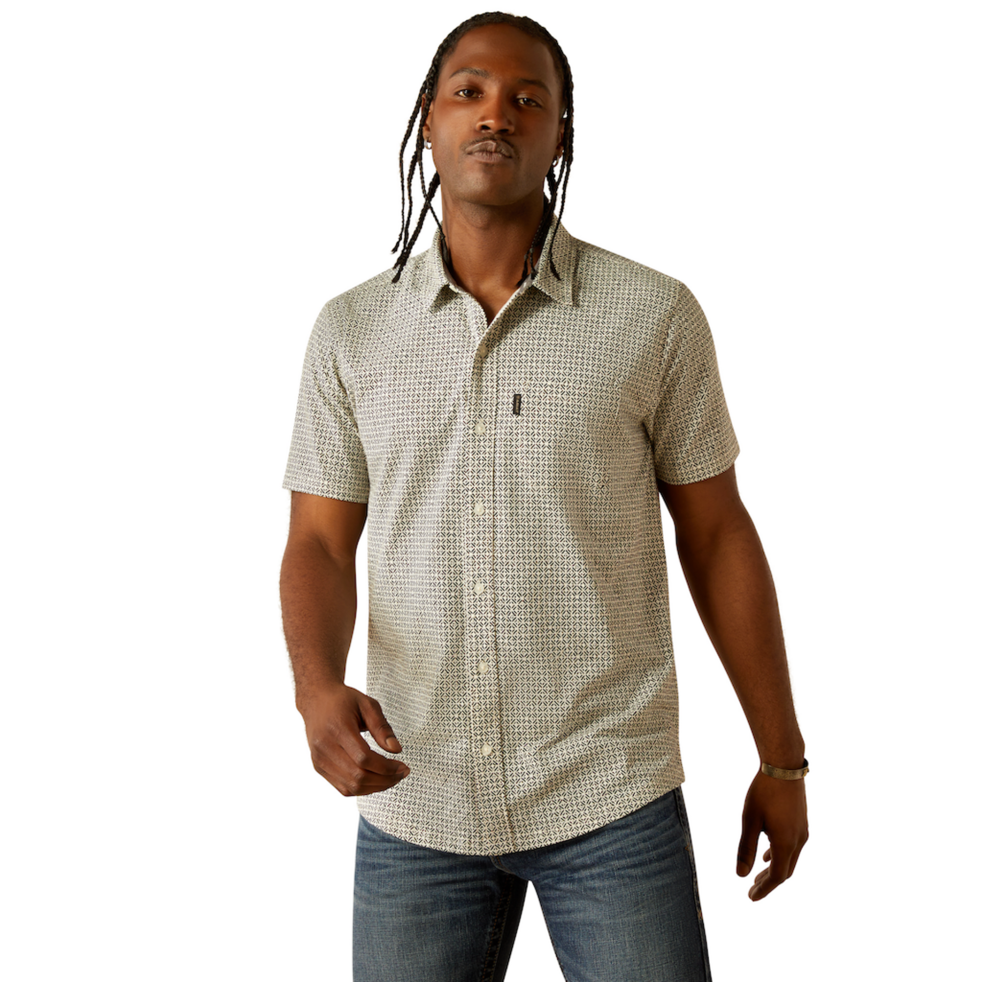 Picture of Ariat 10054902 Retro Button Down Shirt