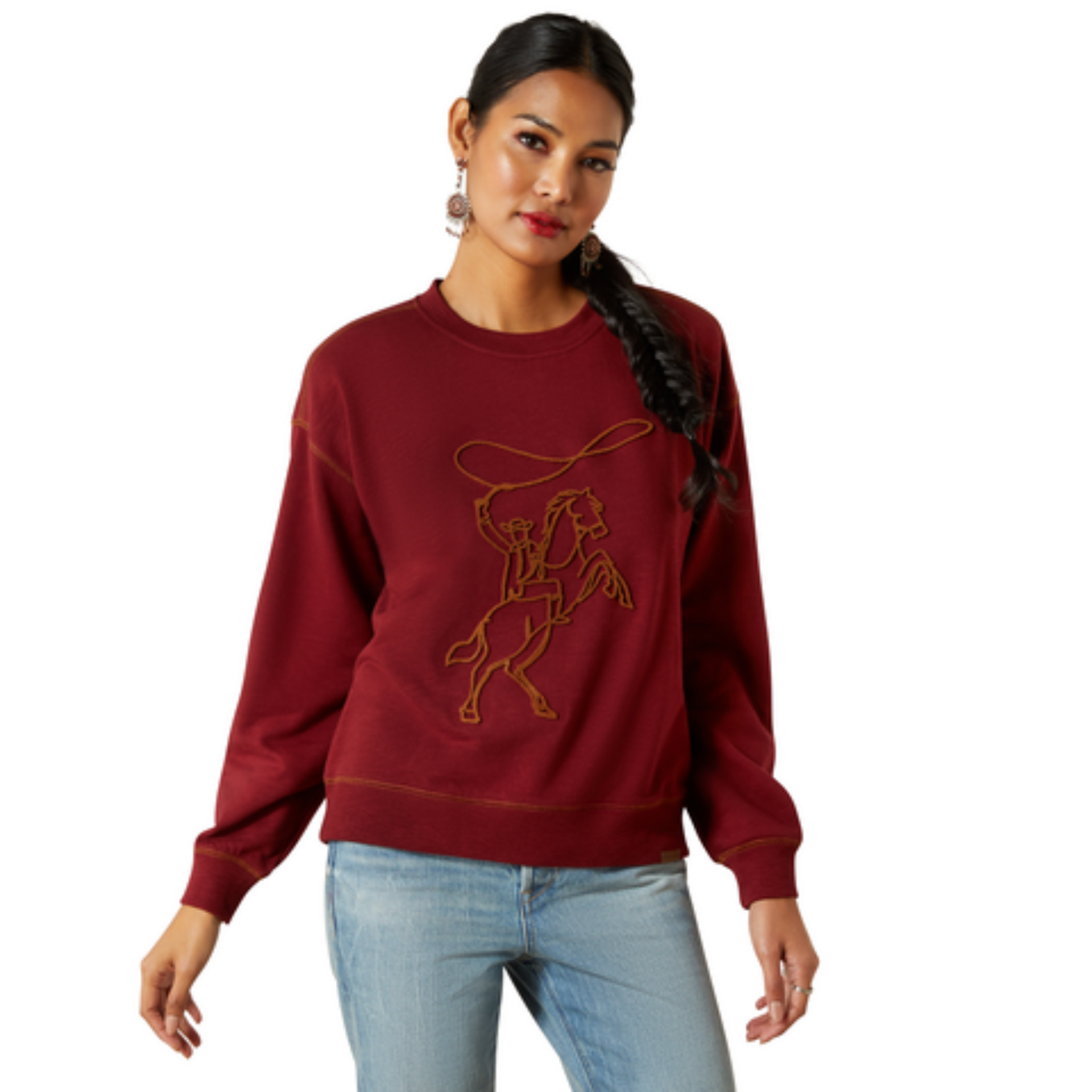 Picture of Ariat 10062799 Lasso Sweatshirt
