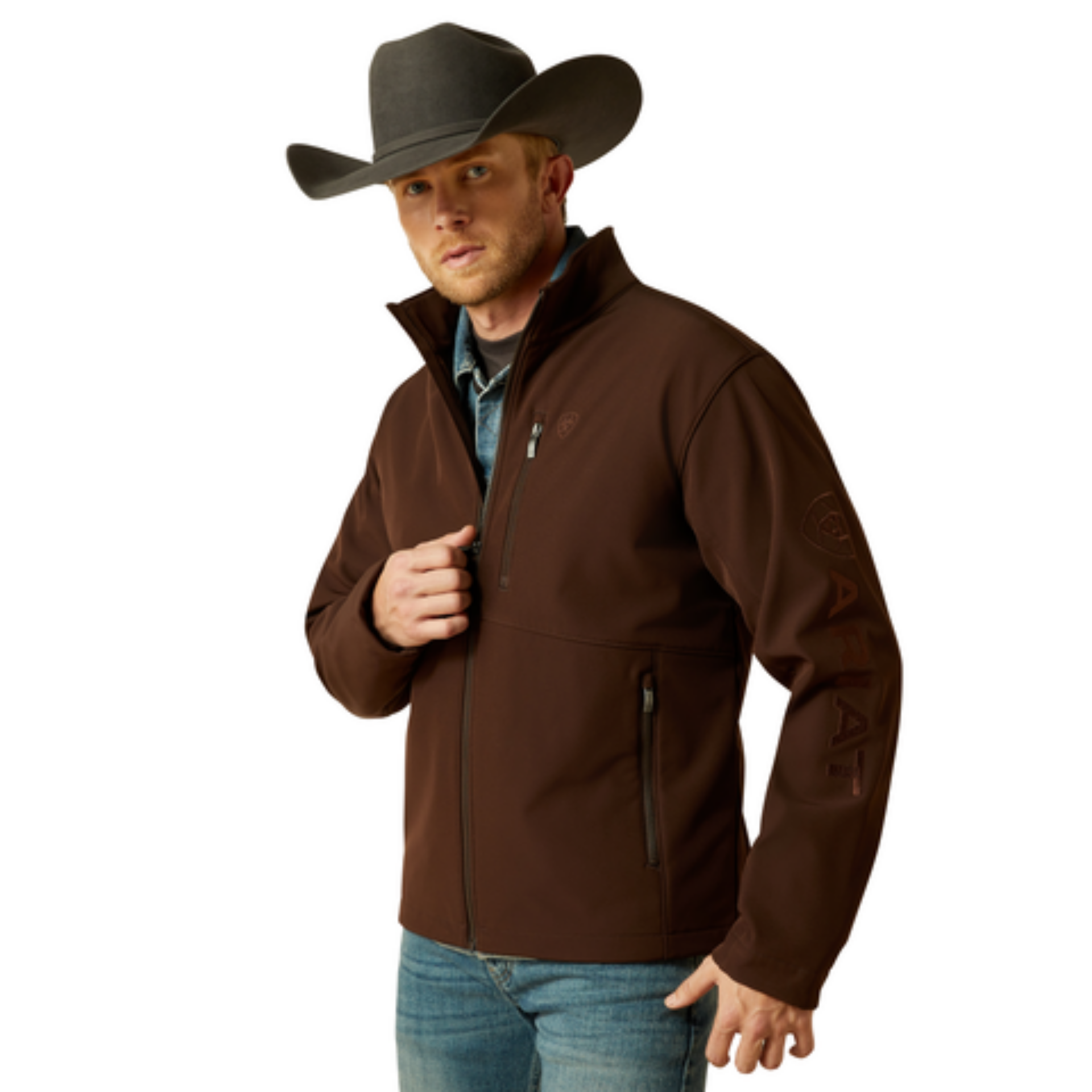 Picture of Ariat 10062585 Logo Softshell Jacket