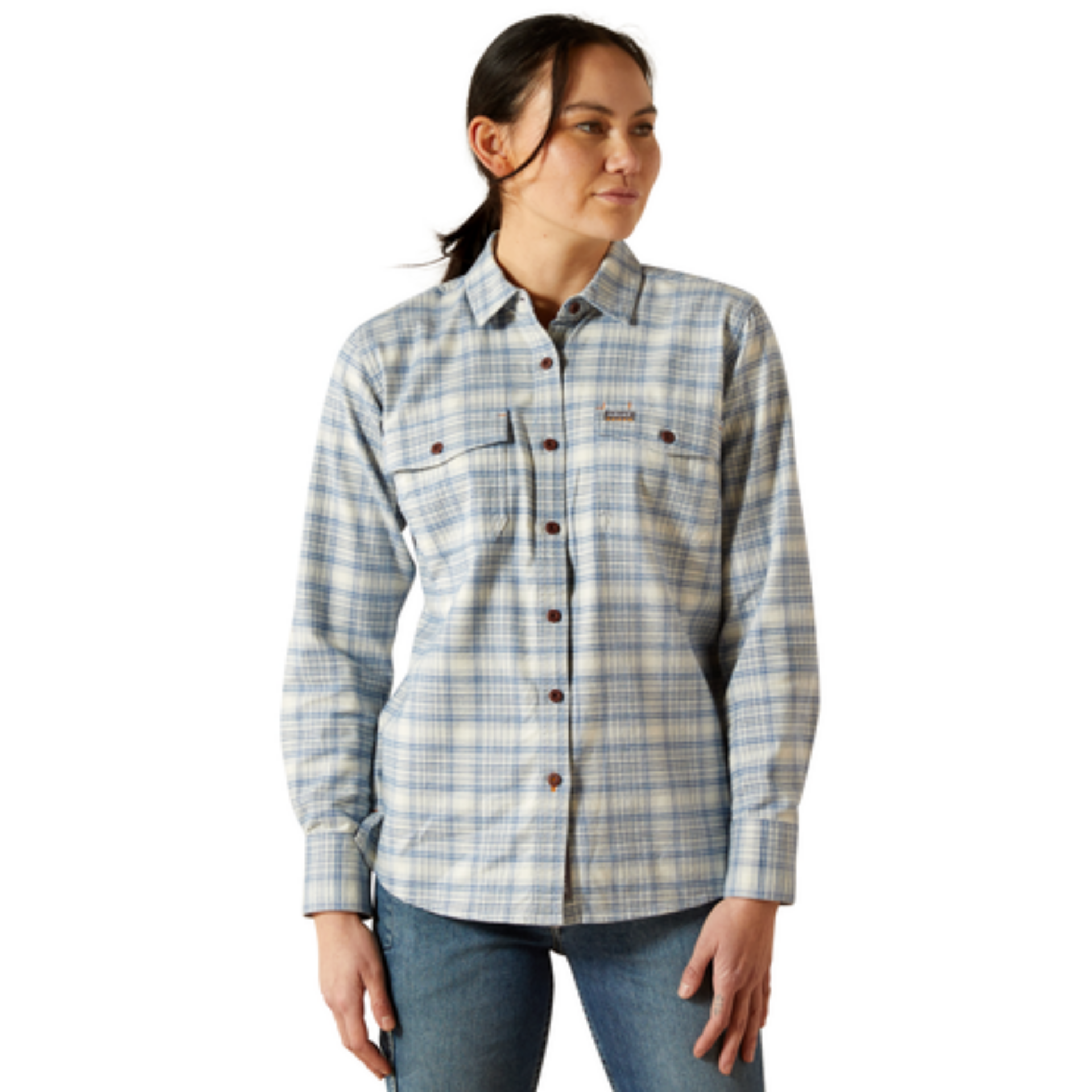 Picture of Ariat 10062560 Rebar Flannel DuraStretch Work Shirt