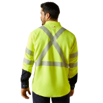 Picture of Ariat 10062359 FR Hi-Vis Air Inherent  Classic Fit Work Shirt