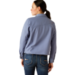 Picture of Ariat 10054587 Rebar Cropped Woven Shirt Jacket